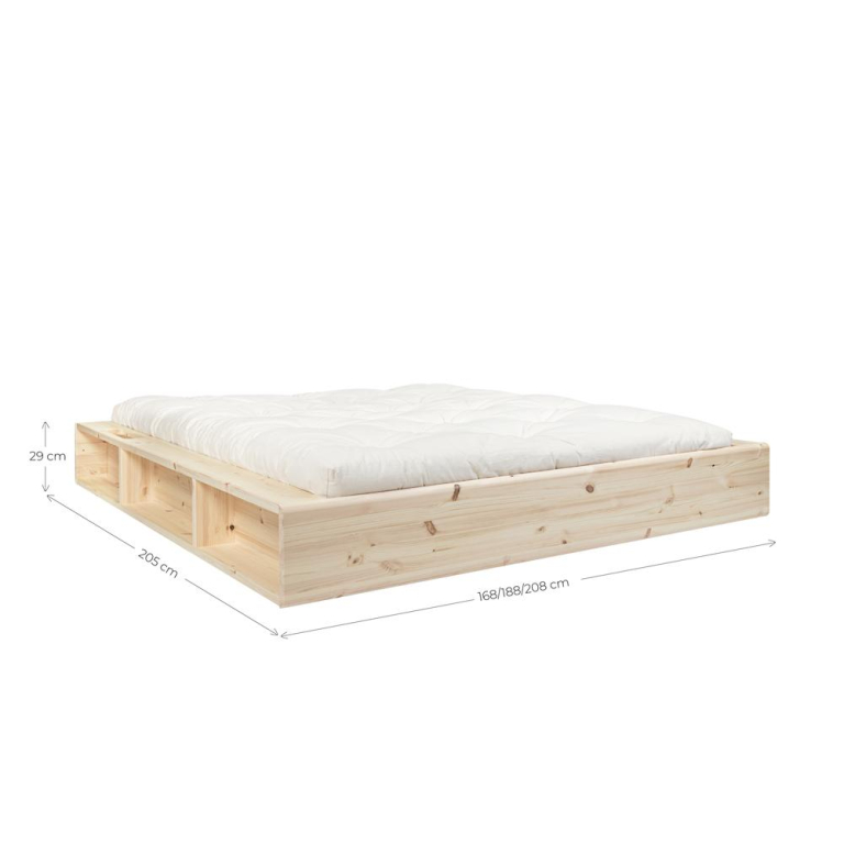Karup Design Ziggy bed 160x200 bruin gelakt