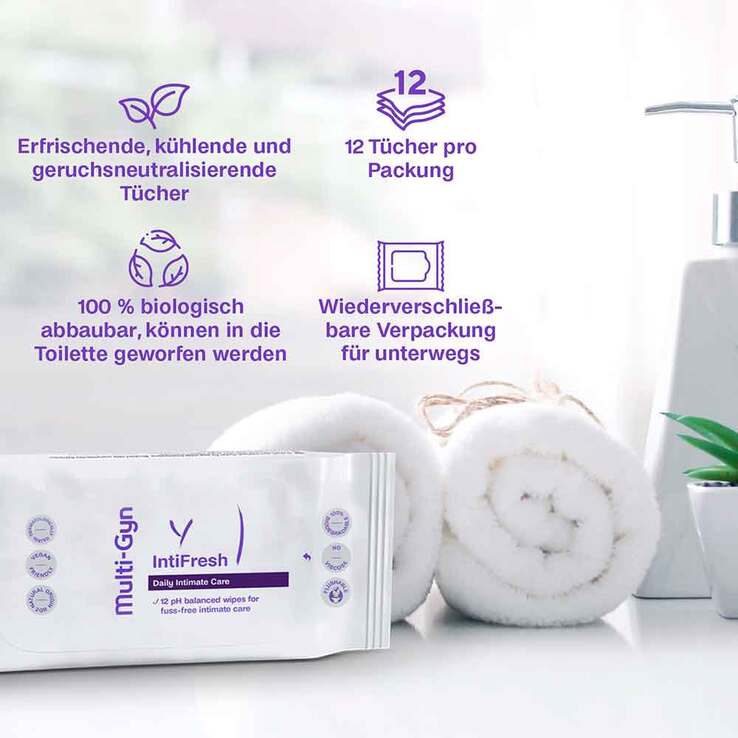 Multi-Gyn Intifresh Tücher, 12 St