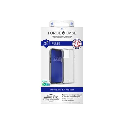 Force Case Pulse - coque de protection pour Iphone 13 Pro Max - transparent