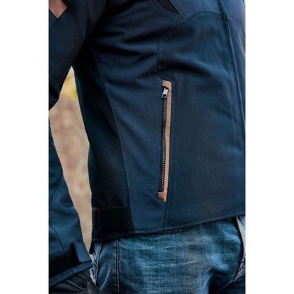 Blouson Ixon STRIKER RETRO - Noir / Bleu