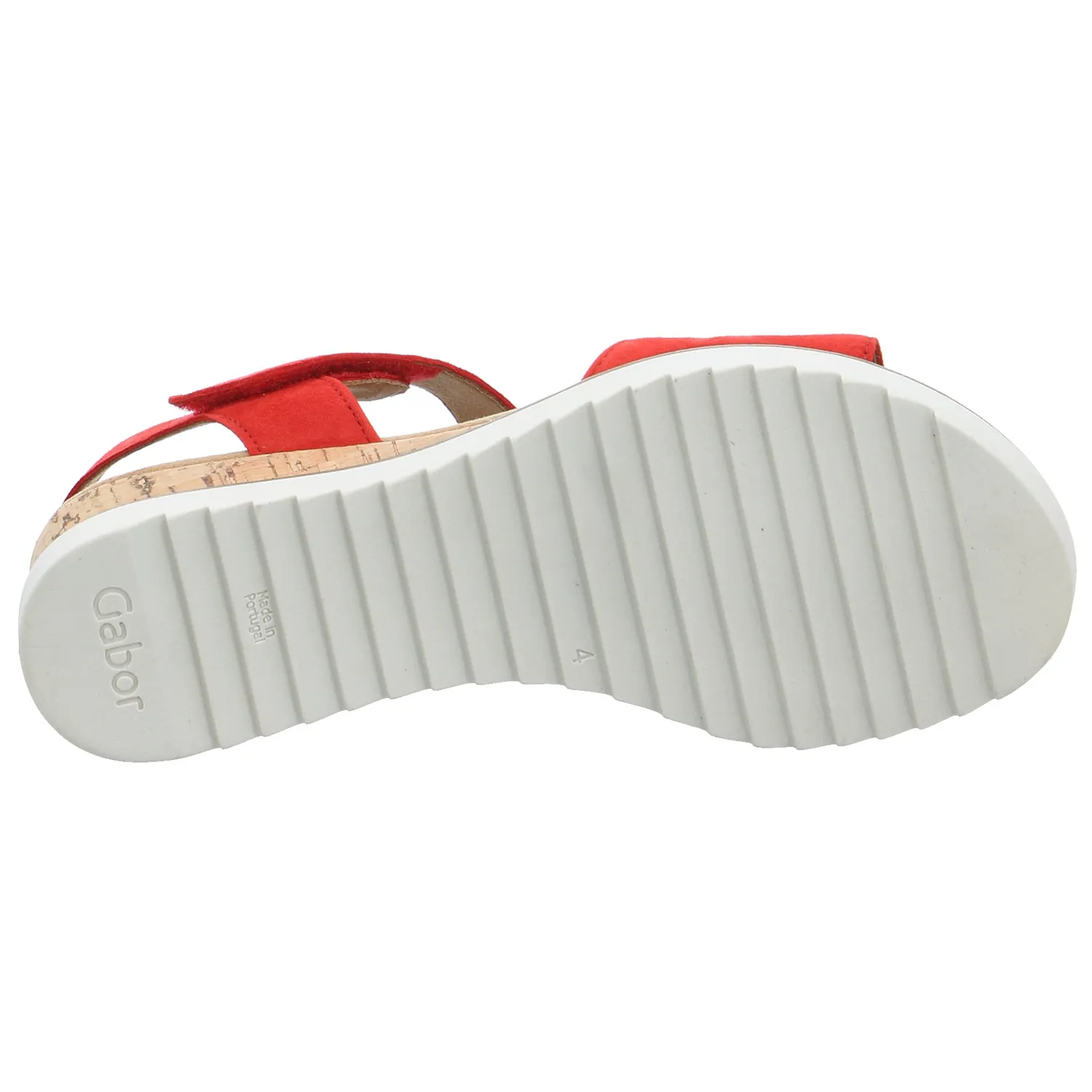 GABOR Sandalette Rot Leder