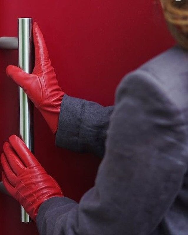 Otto Kessler Dames Handschoen Carla Crimson
