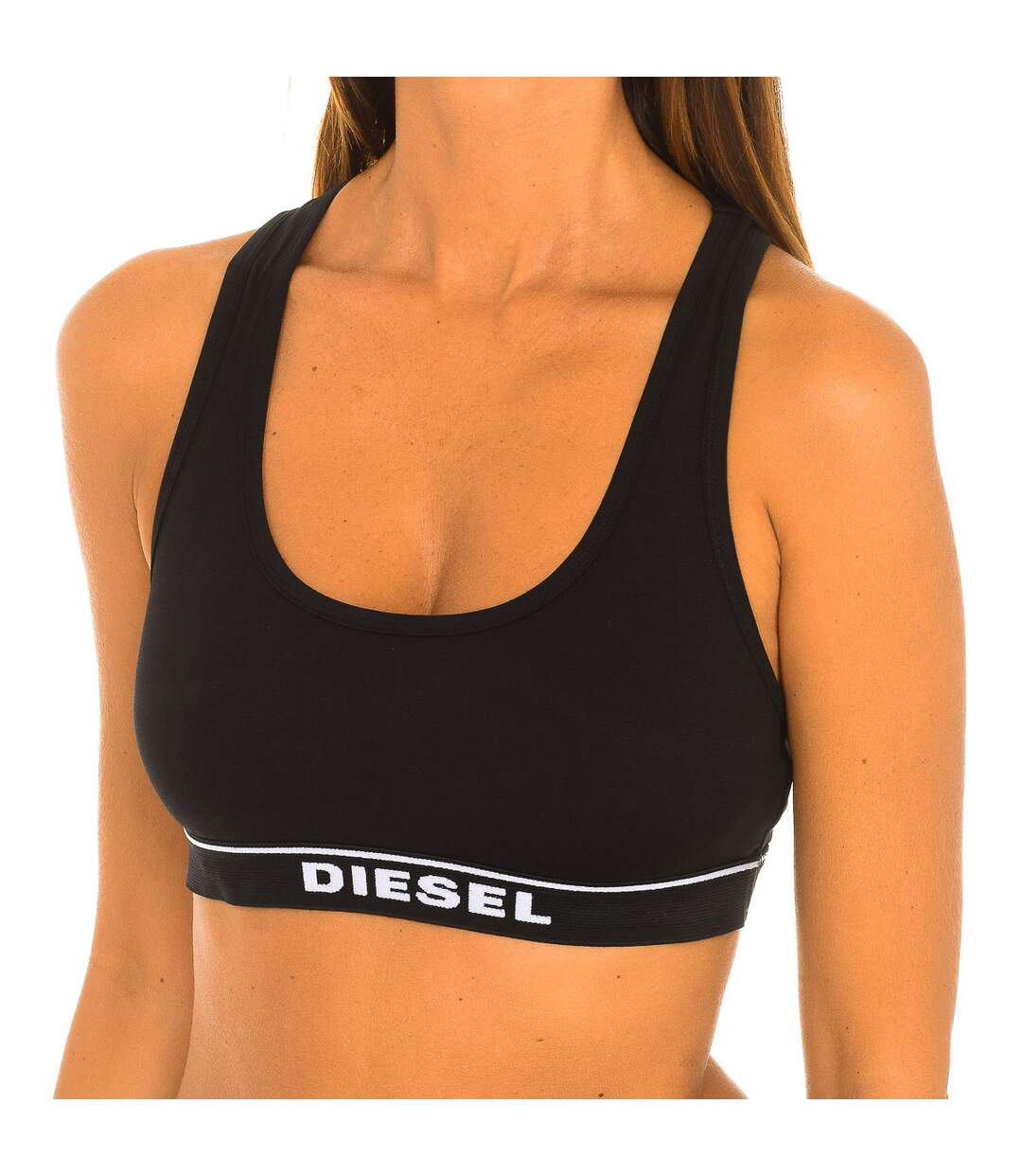 Women's wireless cotton sports bra 00SK86-0EAUF