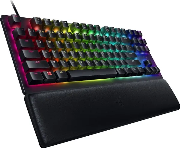 Razer Huntsman V2 TKL - Tastatur - backlit - USB-C - QWERTY - USA - tastkontakt: Razer Clicky Optical Purple