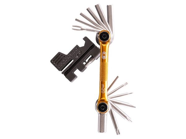 Crankbrothers M20 Gold Foldeværktøj, 20 Funktioner