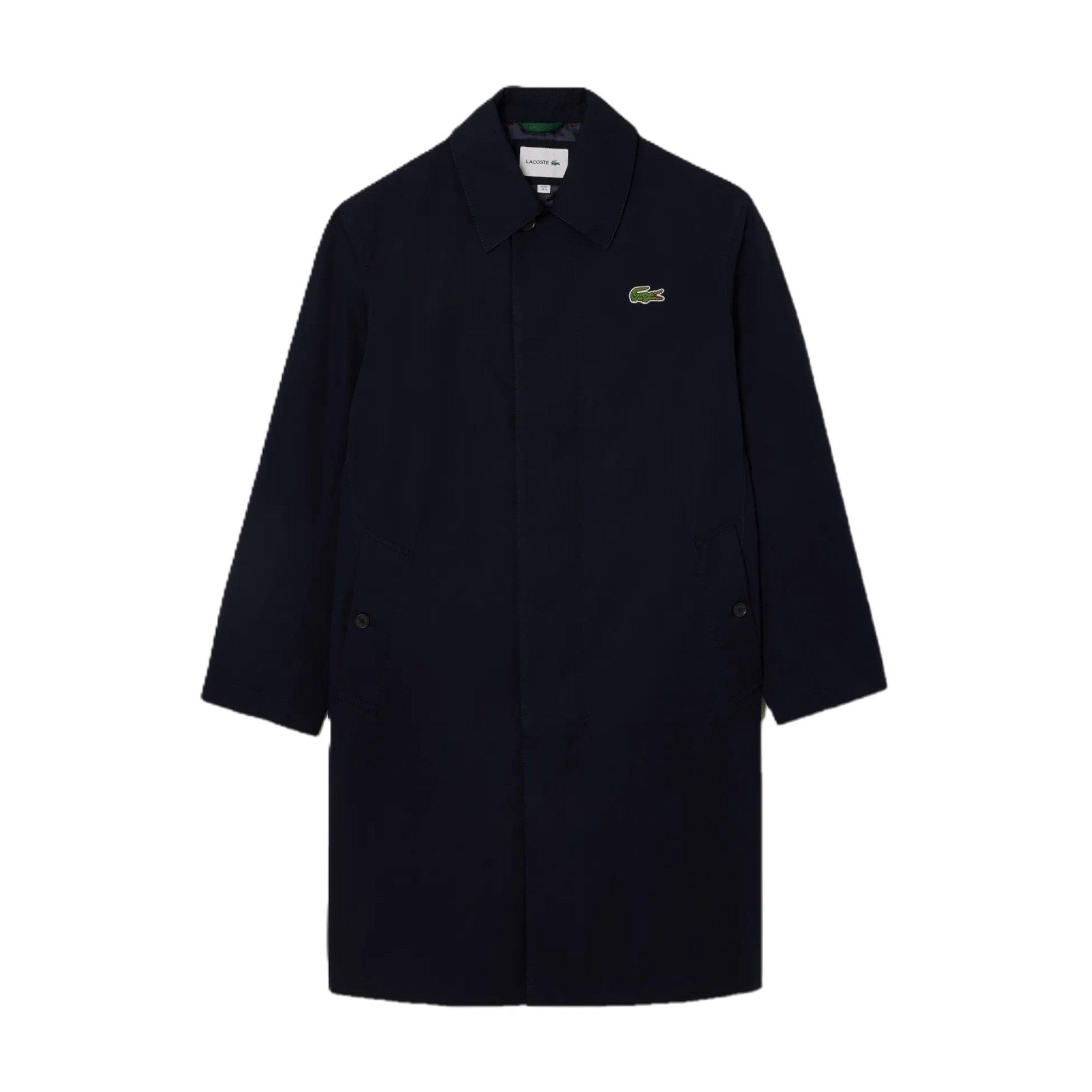 Lacoste Lightweight Showerproof Cotton Twill Trench Coat