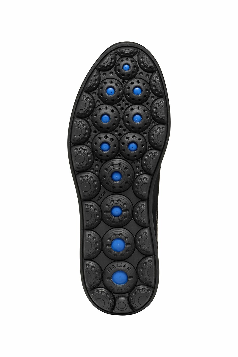 GEOX<br>Tênis de couro respirável com zíper Spherica EC12