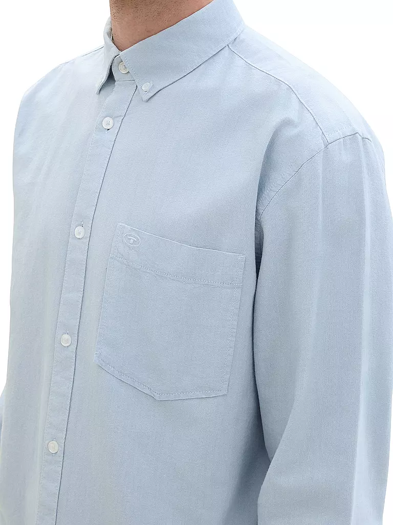 TOM TAILOR Hemd Regular Fit hellblau