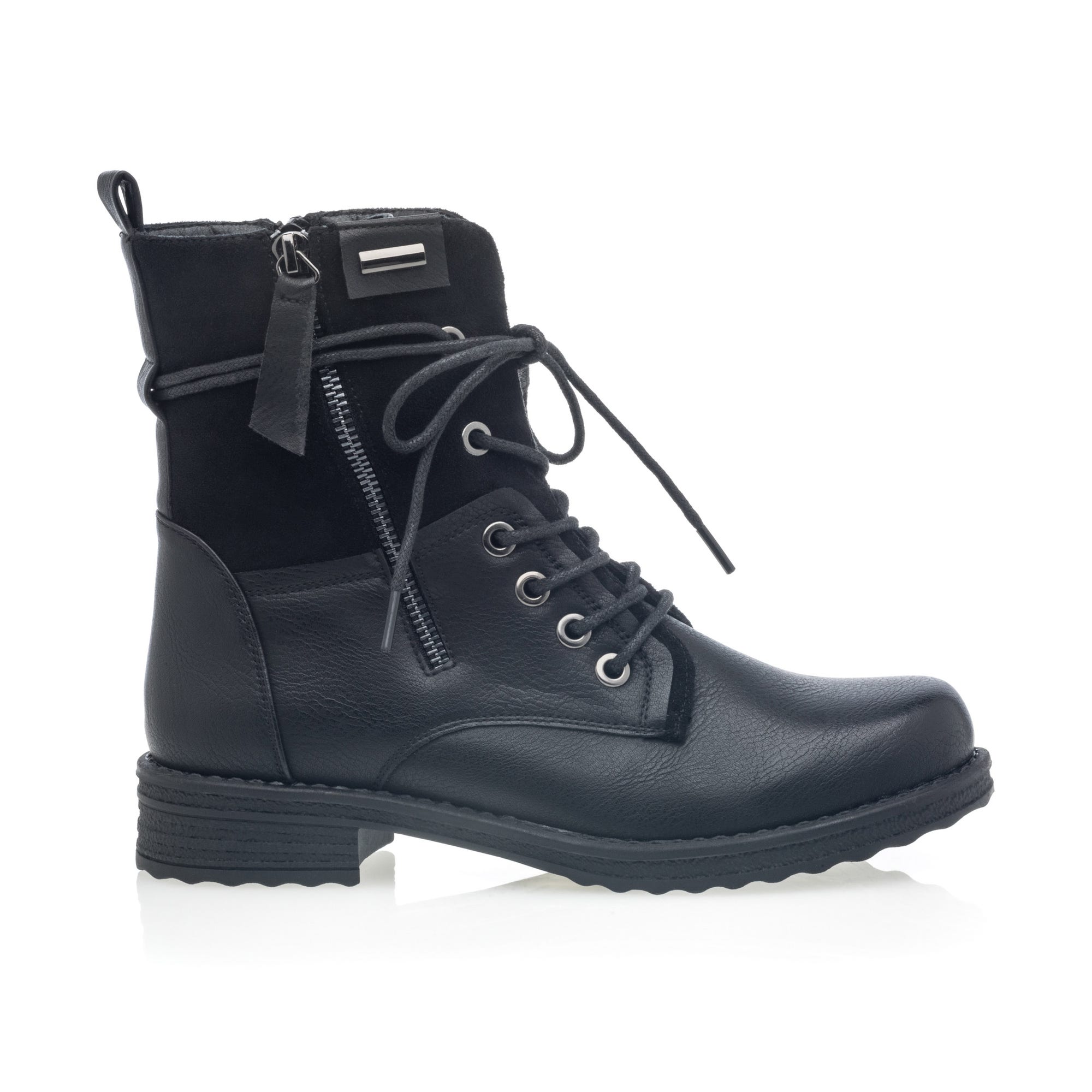 Bottines à lacets Femme noir