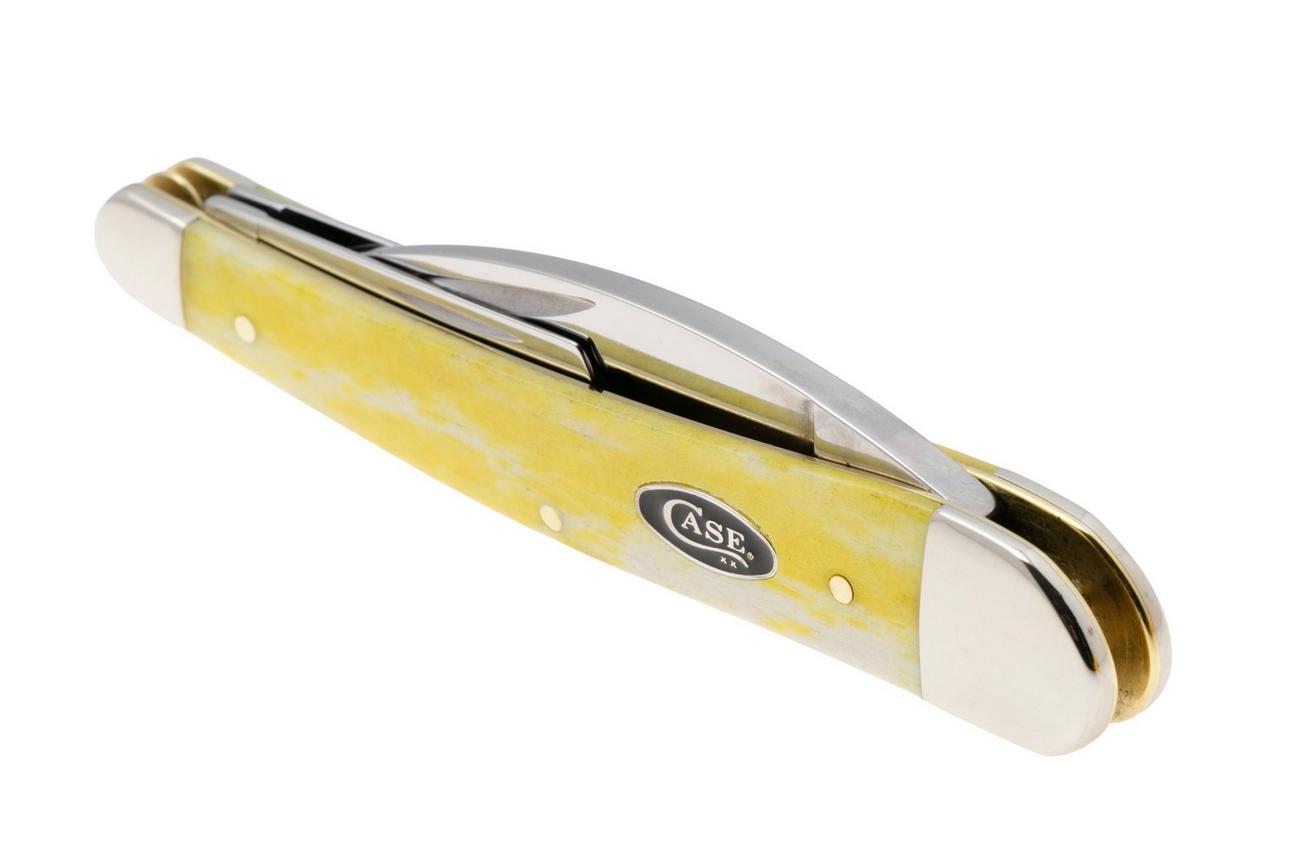 Case Seahorse Whittler, Smooth Yellow Bone 20028, 6355WH SS zakmes