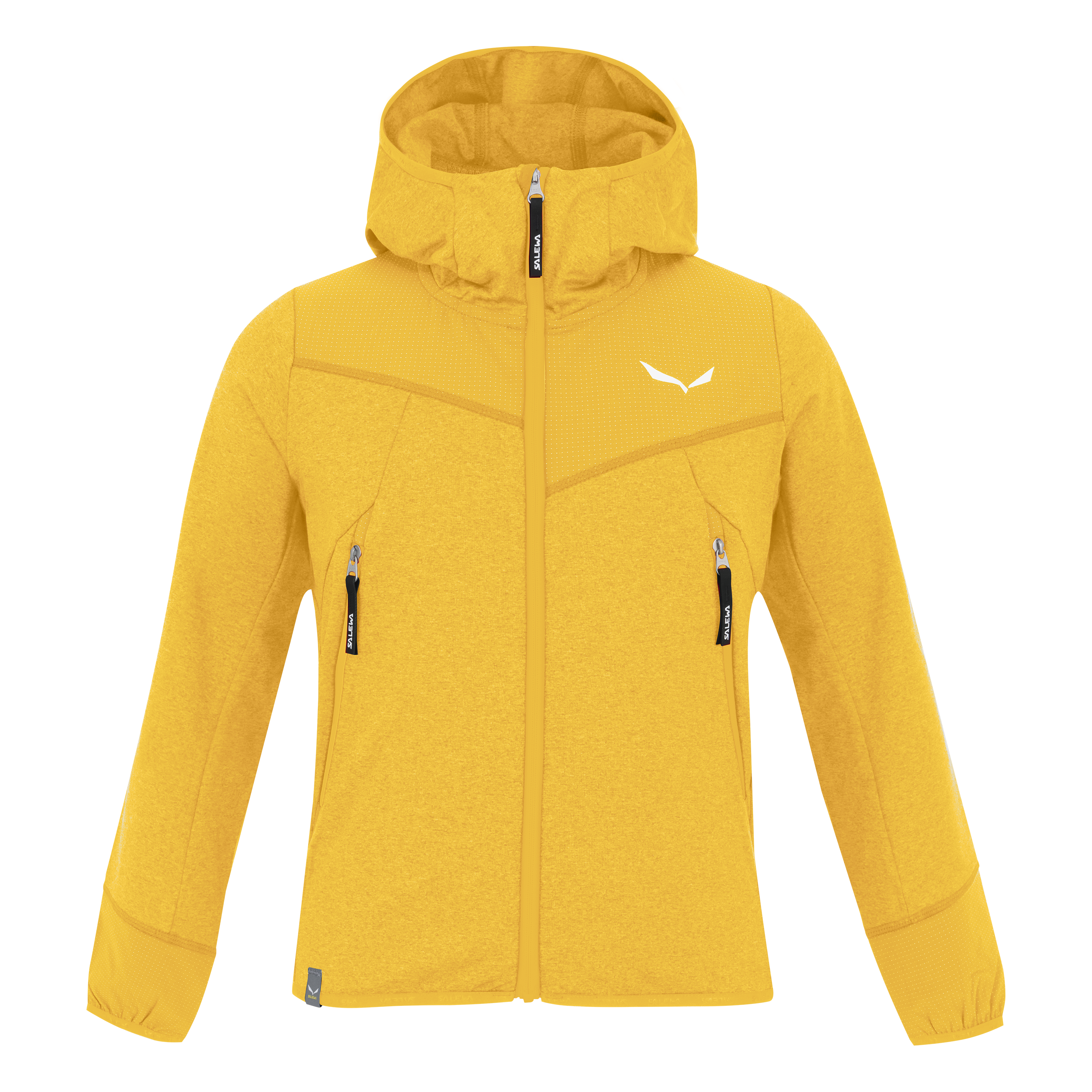 Agner Melange Polarlite Full Zip Kinder Kapuzenjacke