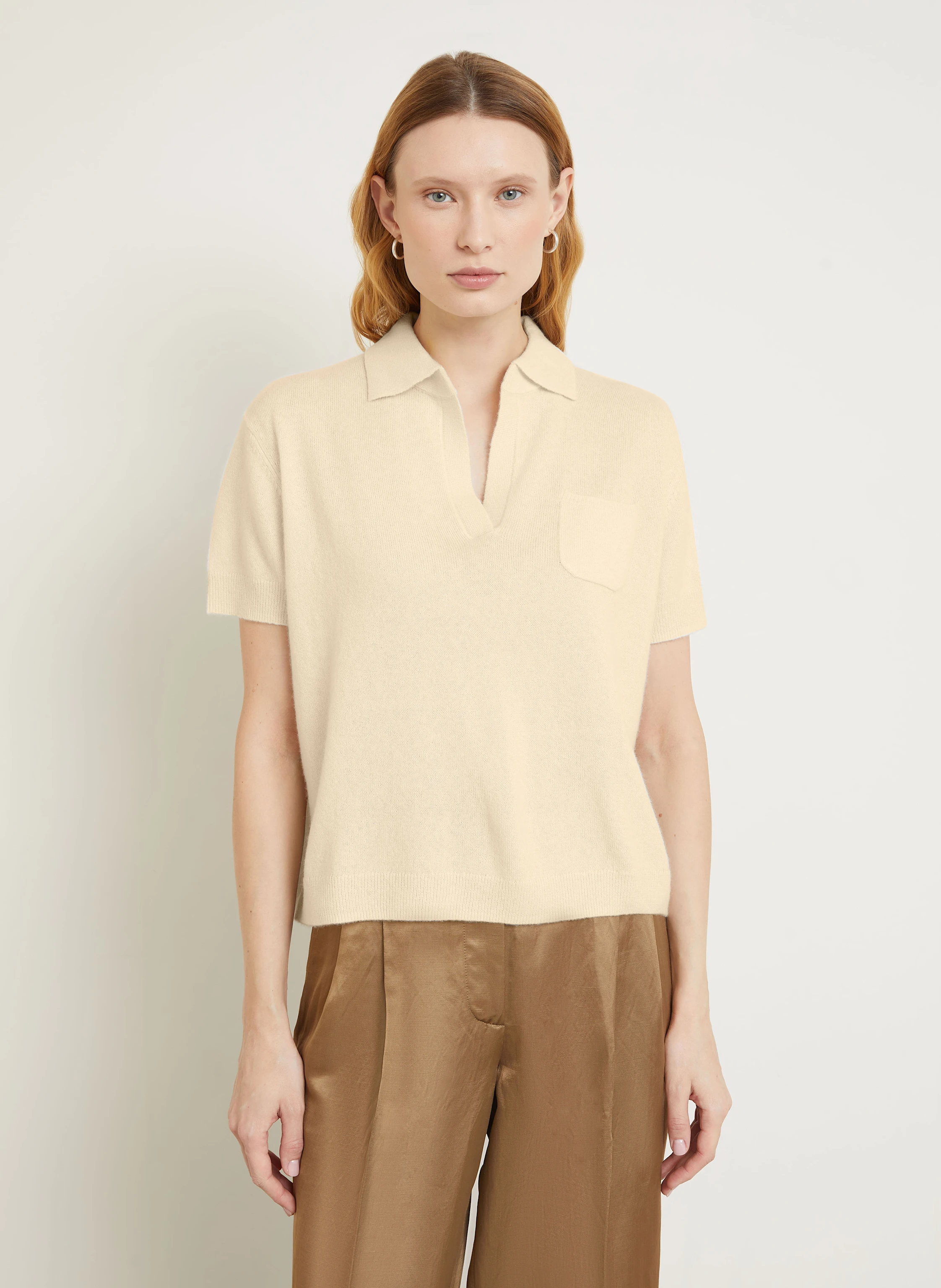 IRIS von ARNIM Strick-Poloshirt PINOS aus Cashmere