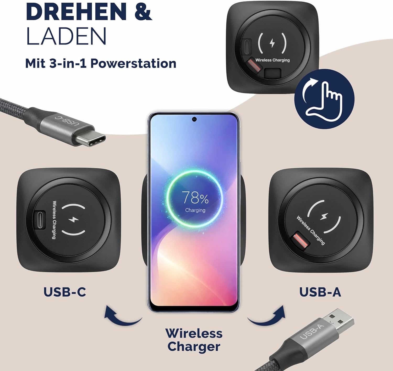 Casaria® Höhenverstellbarer Schreibtisch elektrisch 160 x 70 cm mit Wireless Charger & USB-C/A Anschluss LCD-Display Memory-Funktion 80 kg belastbar ergonomisch Schwarz