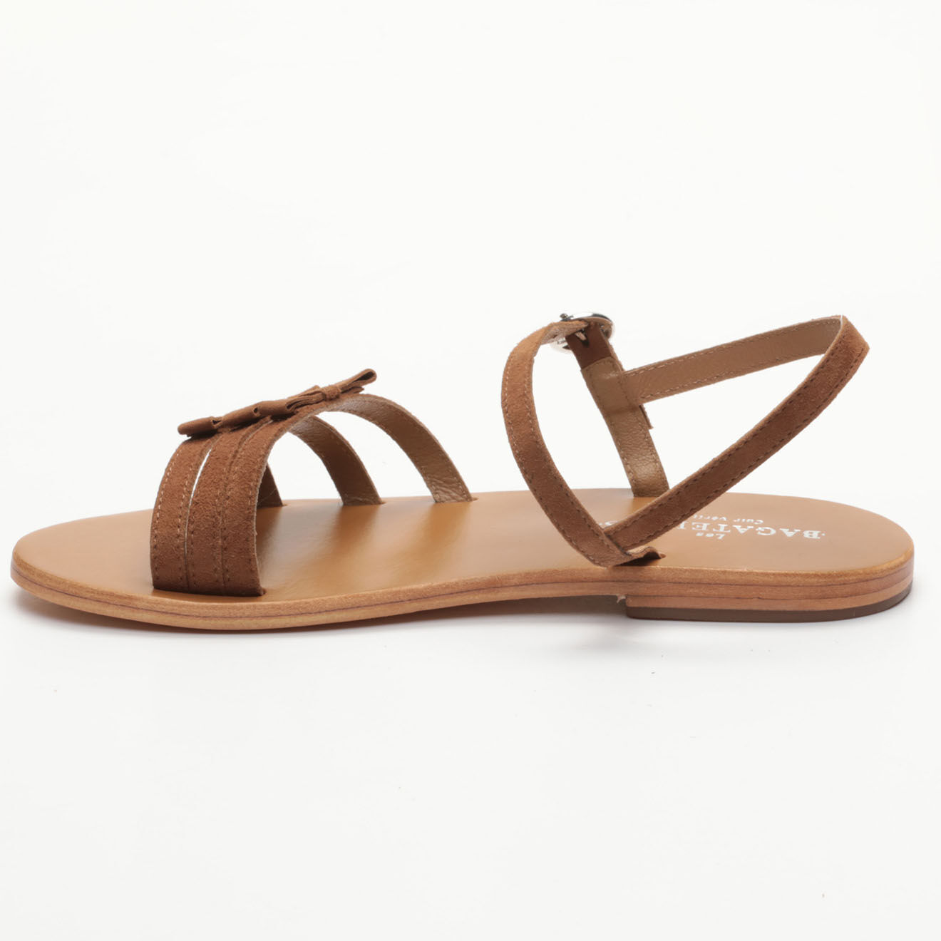 Les Bagatelles Sandales en Cuir Chakori camel/marron