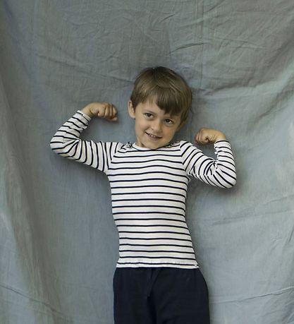 Minimalisma Bluse - Bergen - Silke/Bomuld - Sailor