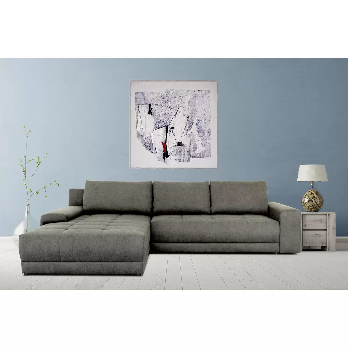 Ecksofa Adria 246 x 137 Grau