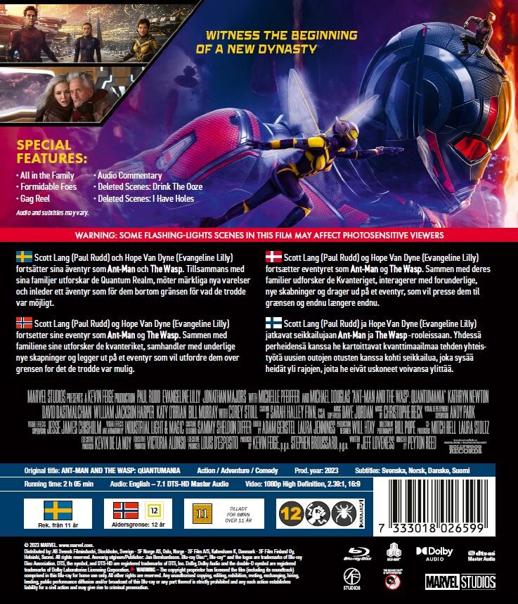 Ant-Man And The Wasp: Quantumania - Marvel - Blu-Ray