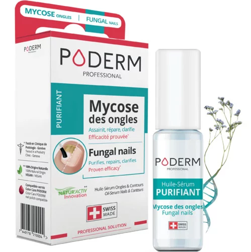 Purifiant Mycose des Ongles Huile-Sérum Ongles & Contours - Poderm Professional - 8ml