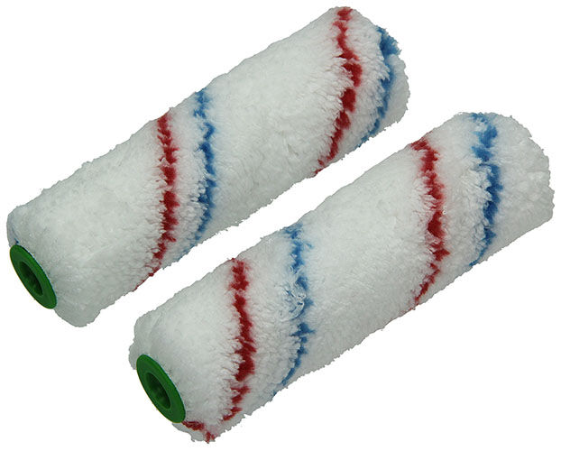 SAM - Lakroller Beits fijn - 18.5x7x4.5 cm - Blauw / Rood