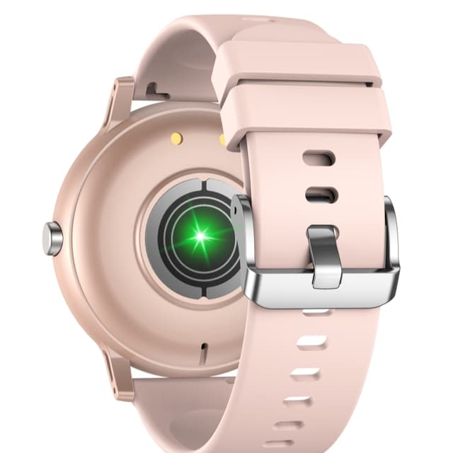 Smartwatch med sundhedsovervågning Lyserød