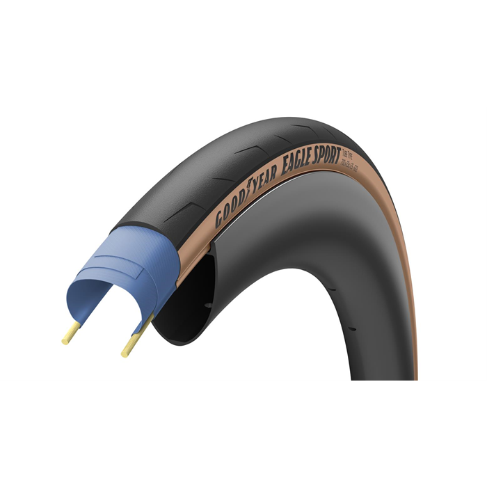 Goodyear Eagle Sport 700x30c TubeType Tan Skinwall