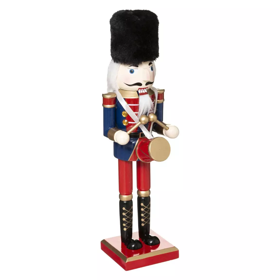 Musicien en bois Casse-noisette (H25 cm) Matéo