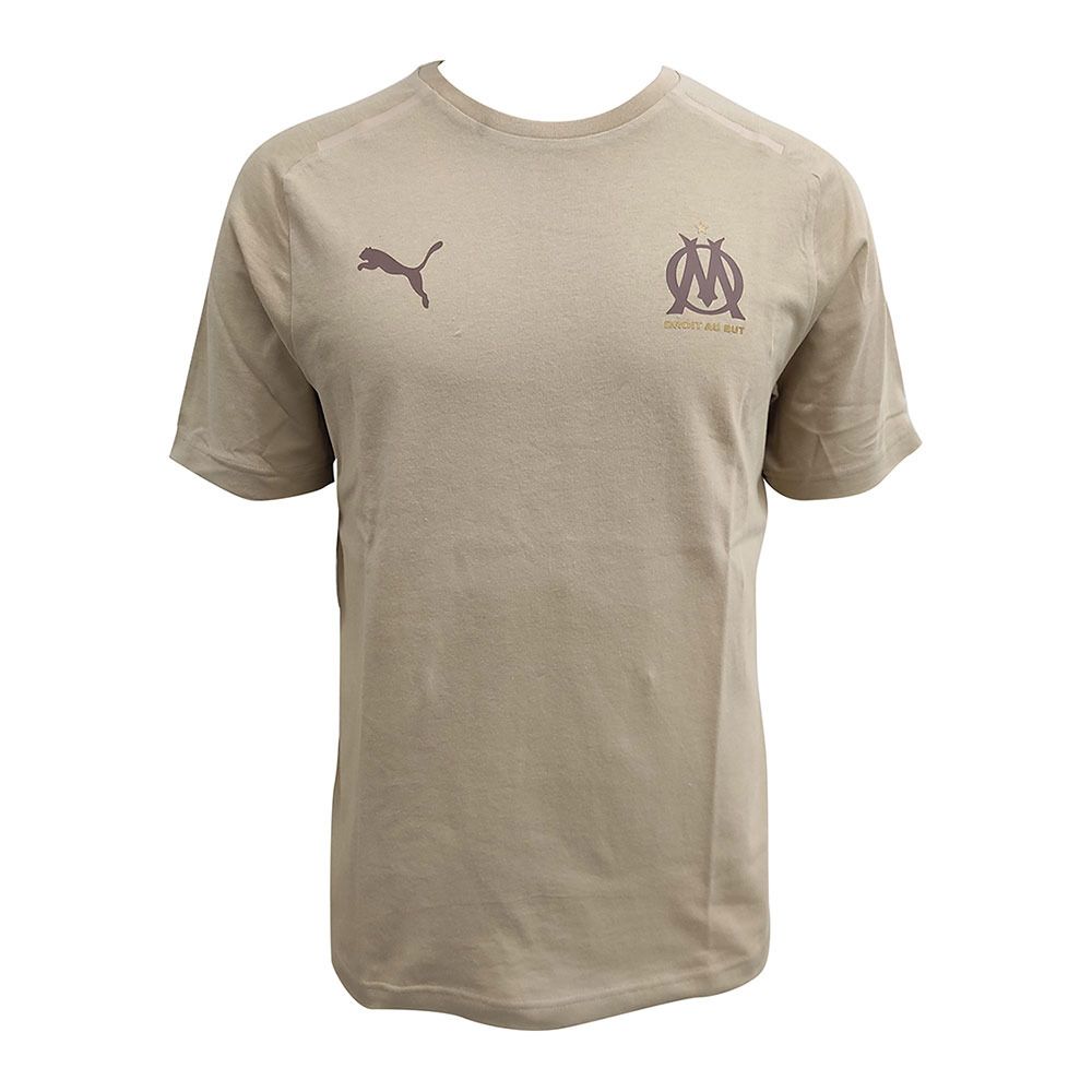Puma OM CASUALS - Tee-shirt Homme beige