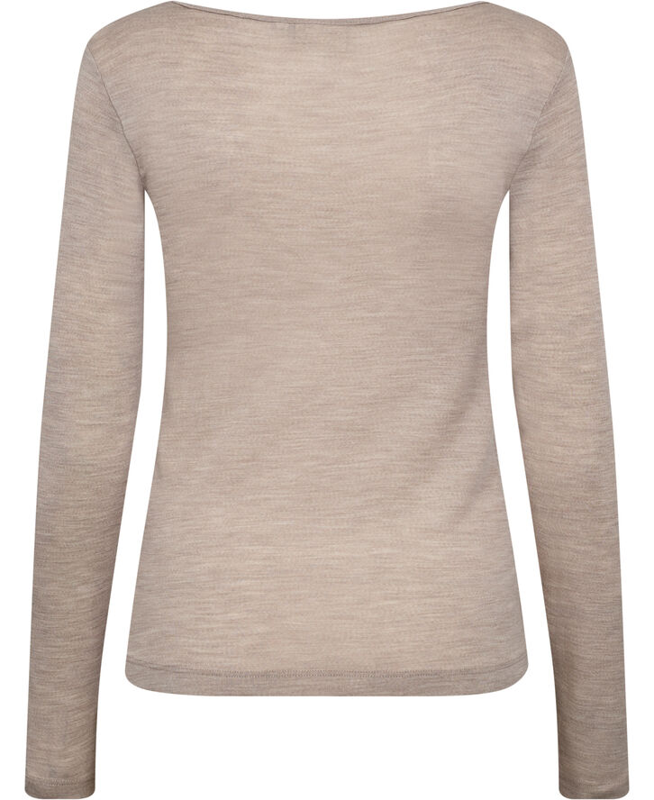 Magasin du Nord Collection Celia 3 - 100% RWS Merino Wool Sand melange