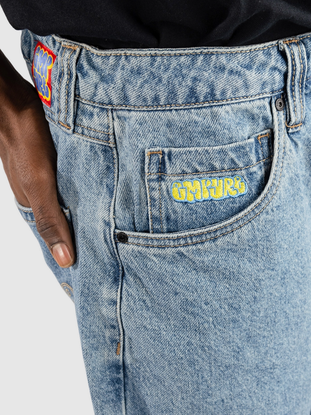 Empyre Sk8 Ultra Loose Jeans blake md wash