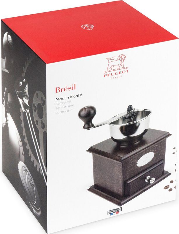 Peugeot Bresil Koffiemolen 21 cm - Beukenhout - 11 Maalposities