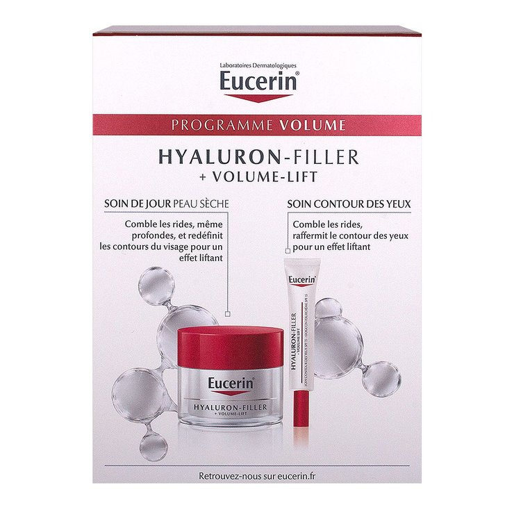 Hyaluron-Filler+Volume-Lift soin jour SPF 15 peaux sèches 50ml + contour yeux offert 15ml