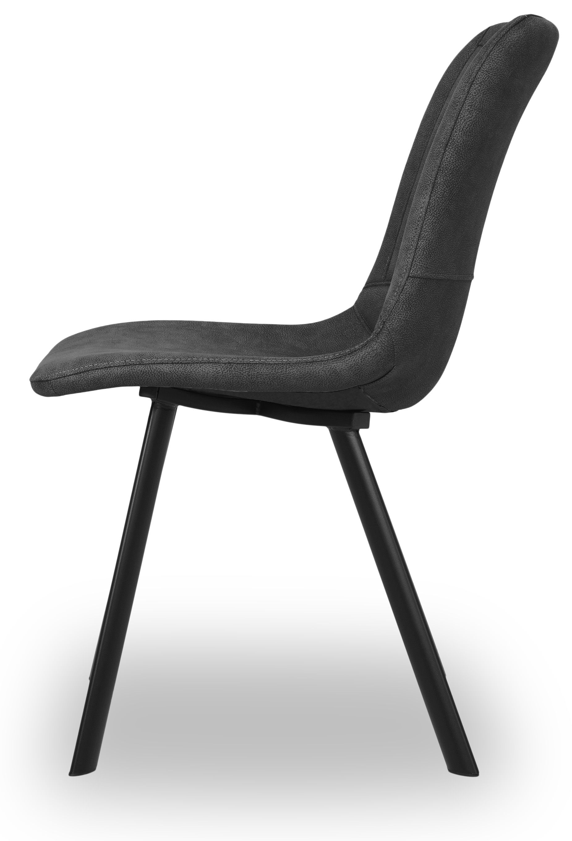 Eetstoel Antraciet Jarno B47 x D66 x H86 cm