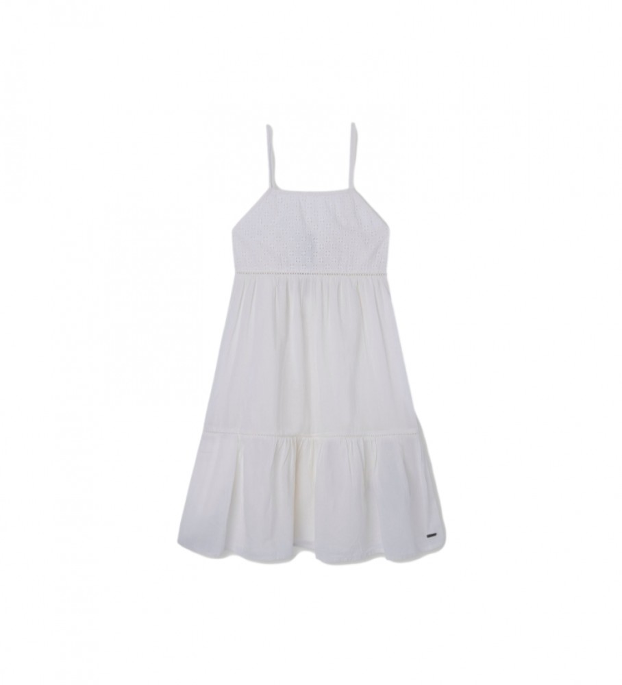 Vestido branco Hailey da Pepe Jeans