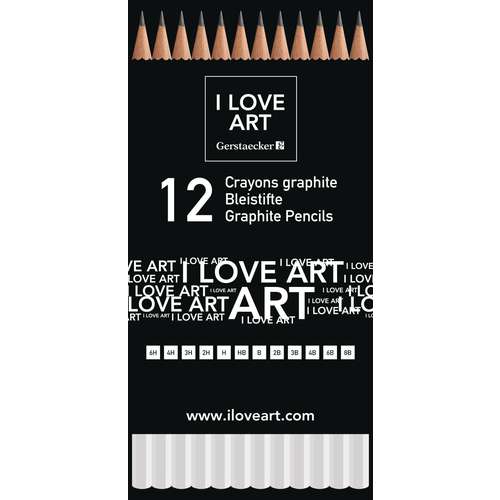 I LOVE ART Sketch Bleistift-Set