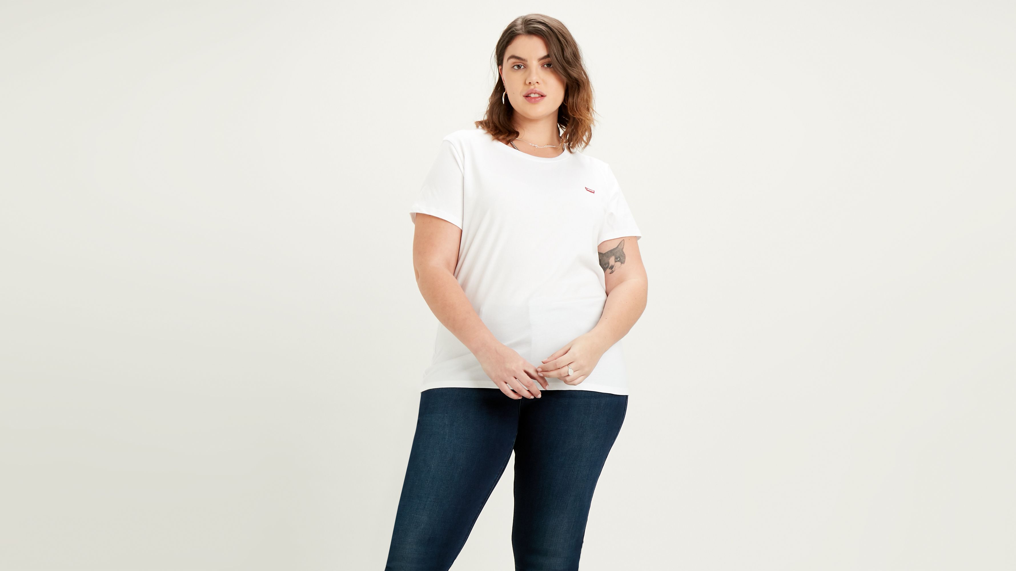 T-shirt (Plus) - White - Blanc
