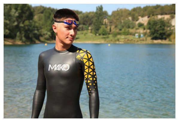 Combinaison Néoprène Mako Hali Plus Noir Jaune Homme