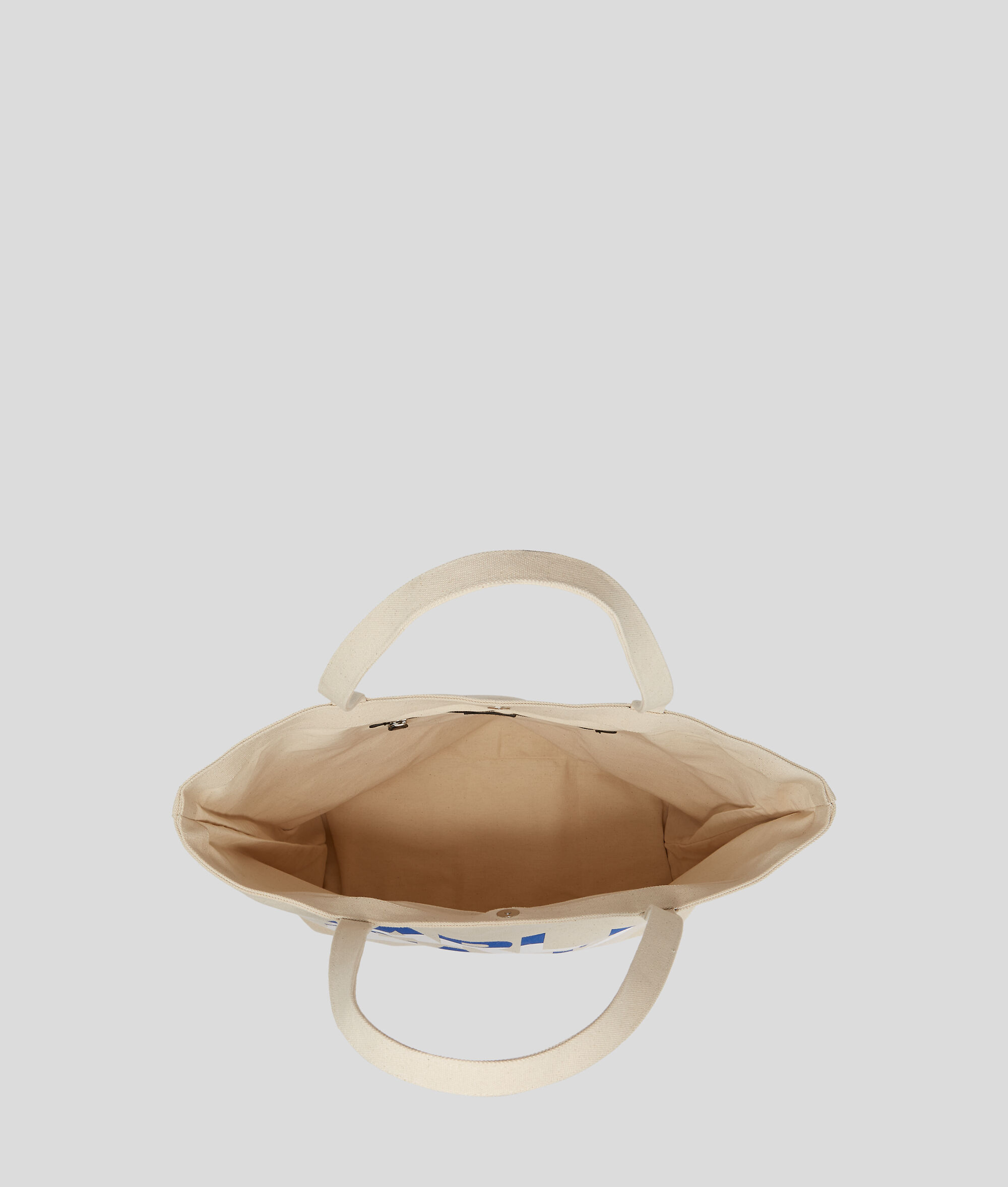 SAC SHOPPER EN TOILE AVEC LOGO KLJ AUDACIEUX