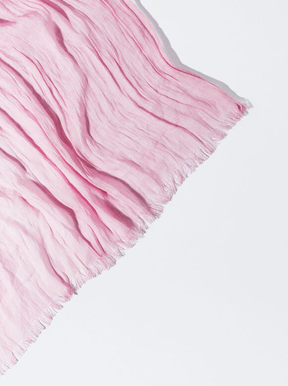 Pashmina desfiada - Rosa