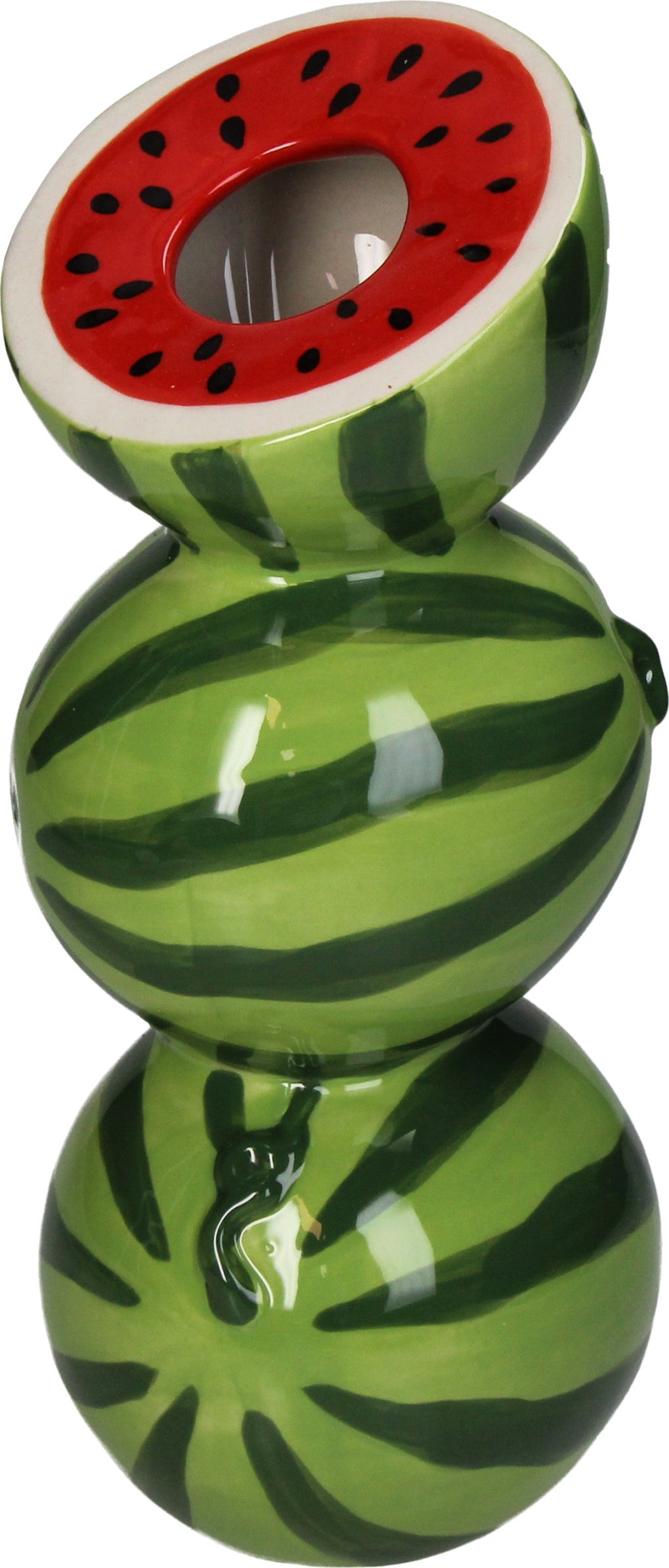 Vaas Cuisine groen / rood D 9,5 H 21,7 cm