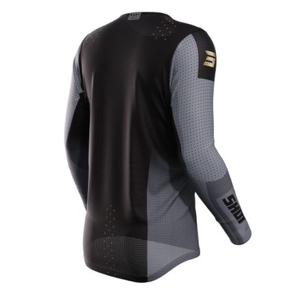 Maillot cross Shot AEROLITE - HONOR 2024 - Noir / Jaune