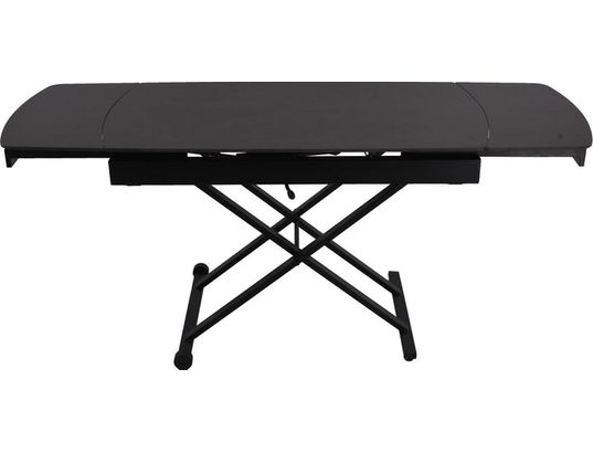 CONCEPT1 - Table basse Ibiza extensible marron 120/180 x 70 x h34/80