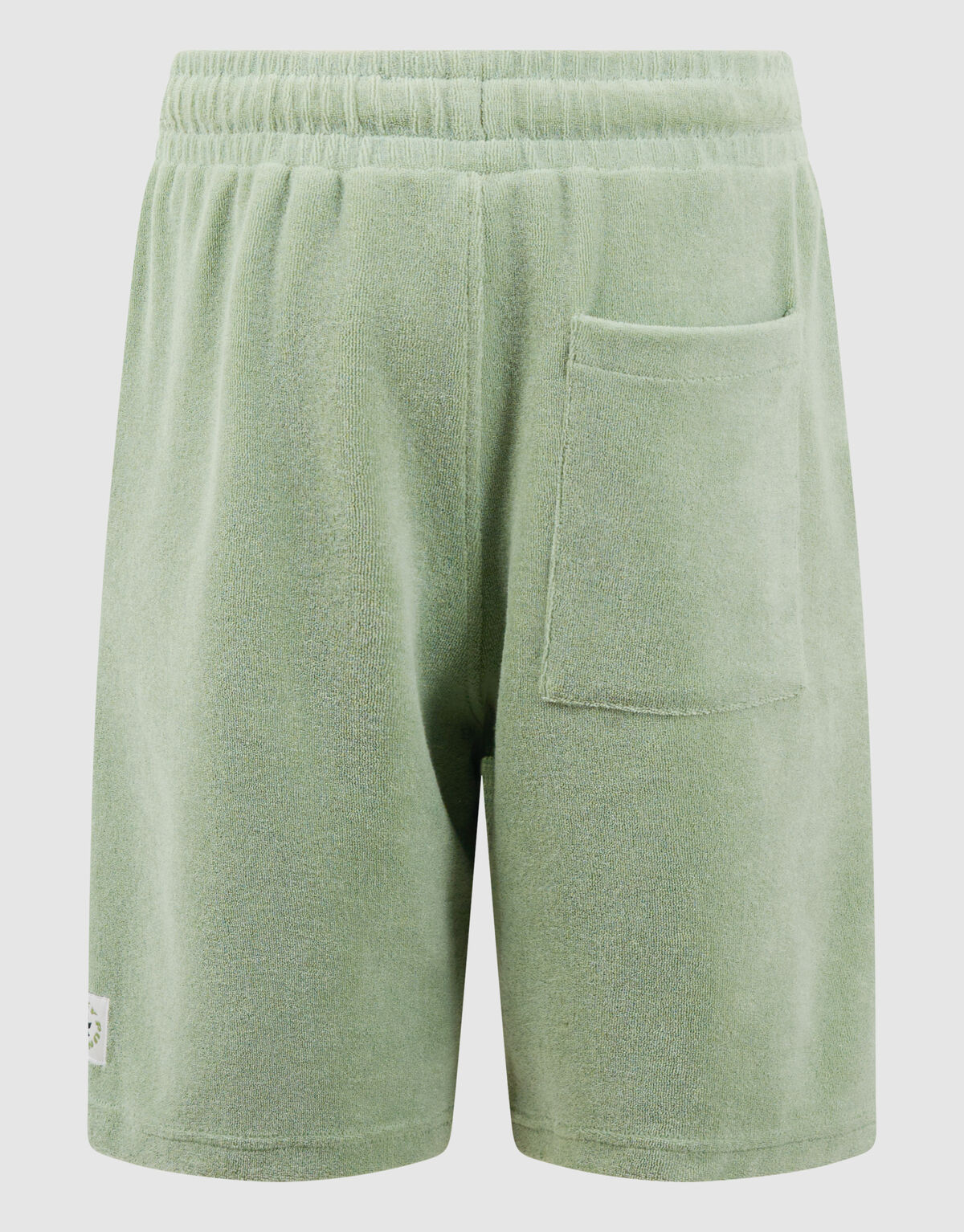 Towelling Short Lichtgroen
