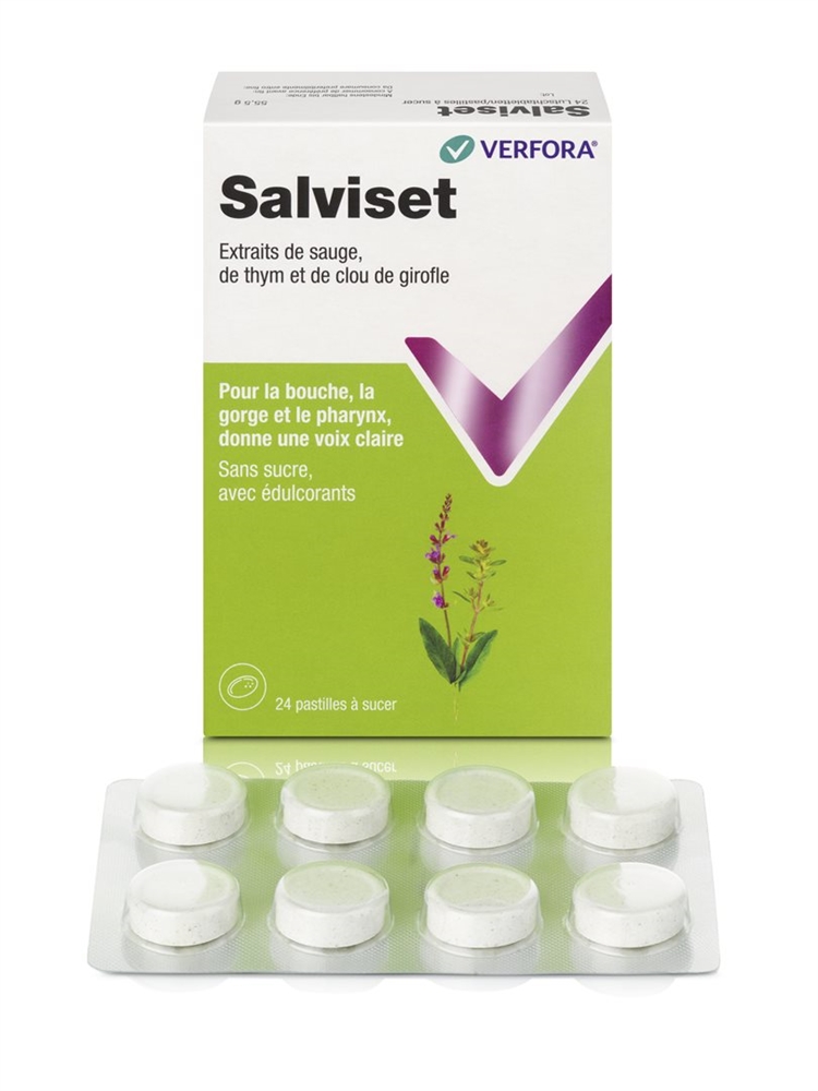 SALVISET Pastillen 24 Stk<br>24 Stück, Pastillen