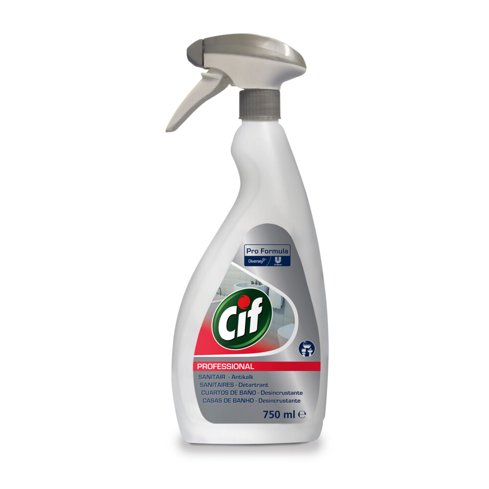 Cif Professional 2-in-1 Sanitairreiniger -en Ontkalker Pro Formula750 ml