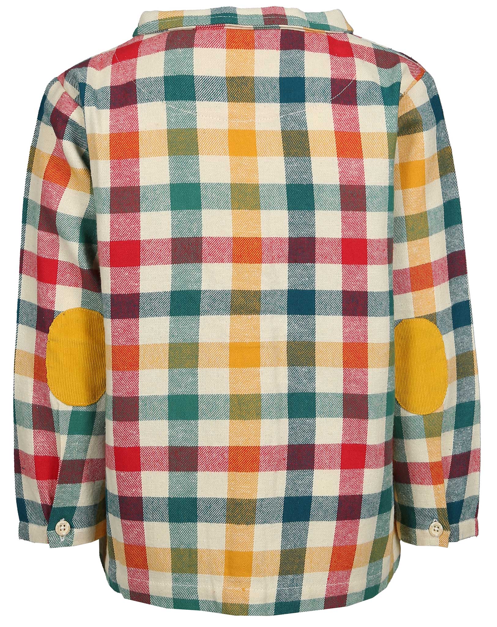 Langarm-Hemd RAINBOW GOLD CHECK in bunt