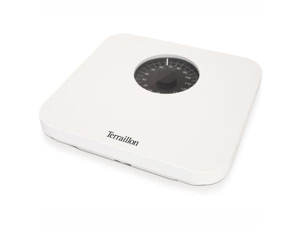 Terraillon BMA73000WH, Mekanisk personvekt, 150 kg, 1 kg, Hvit, kg, Rektangel