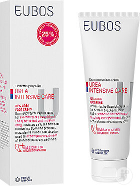 Eubos Urea Crème Pieds Tube 125ml Promo +25% Gratuit