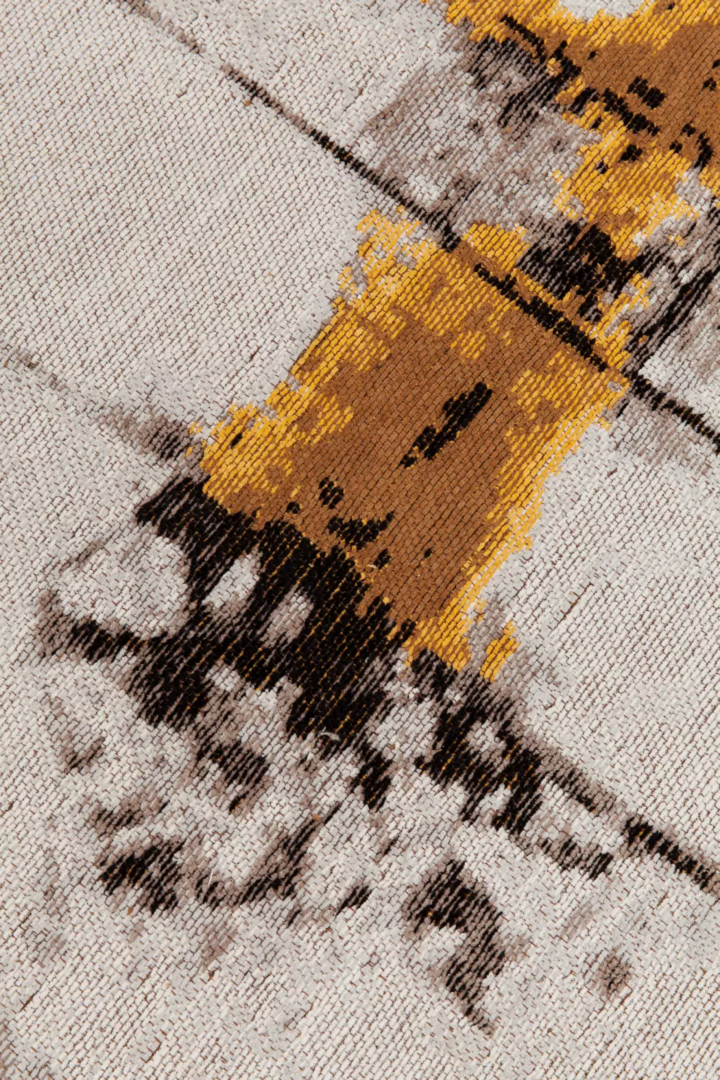 Desingteppich Abstract Grey Line 61333