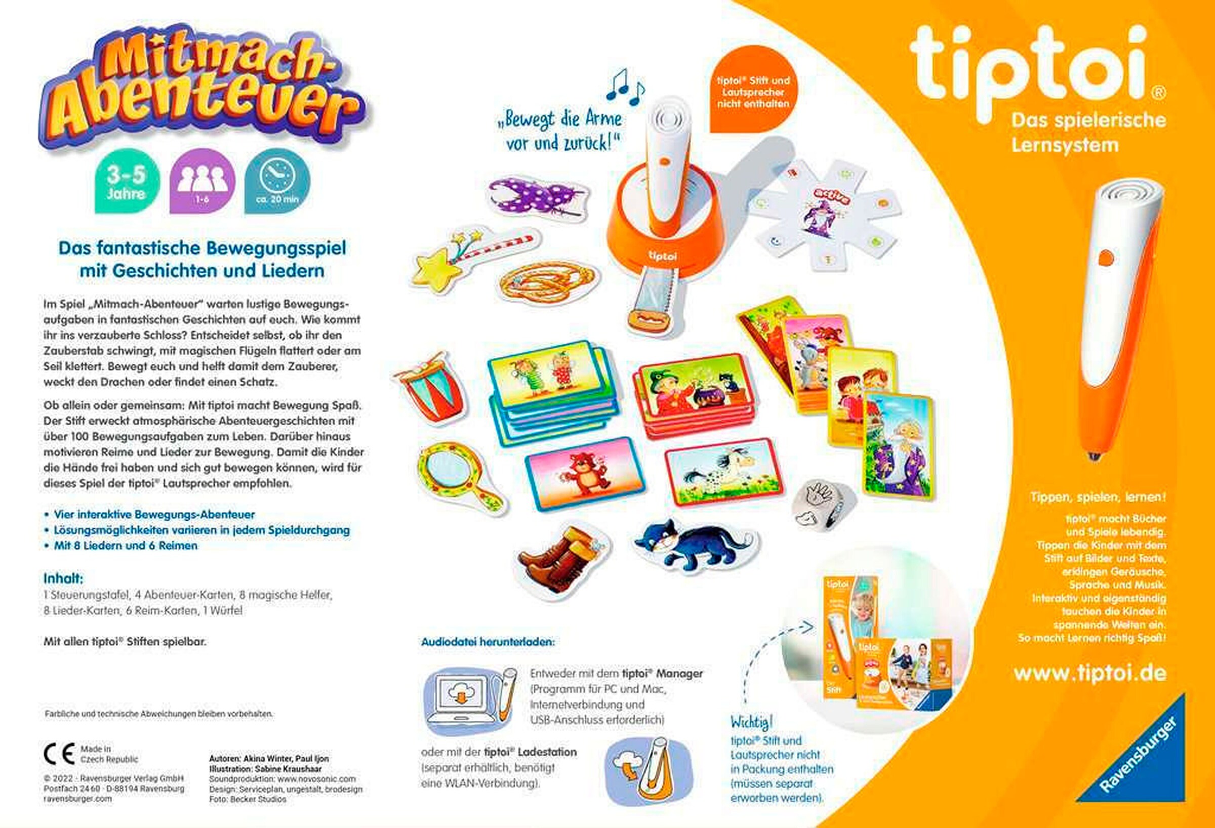 Ravensburger - TIPTOI ACTIVE Mitmach-Abenteuer