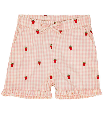 Flöss Shorts - Puppe - Pink Berry Gingham